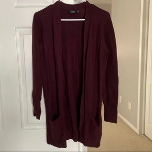 Cozy Burgundy Cardigan